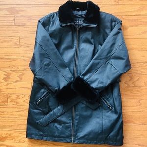 Leather Winter Coat